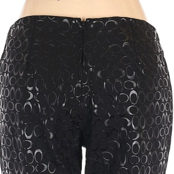 Anna Black cropped Hip huggers vintage 70s Dress Pants Size 1X Plus Size - Picture 4 of 9